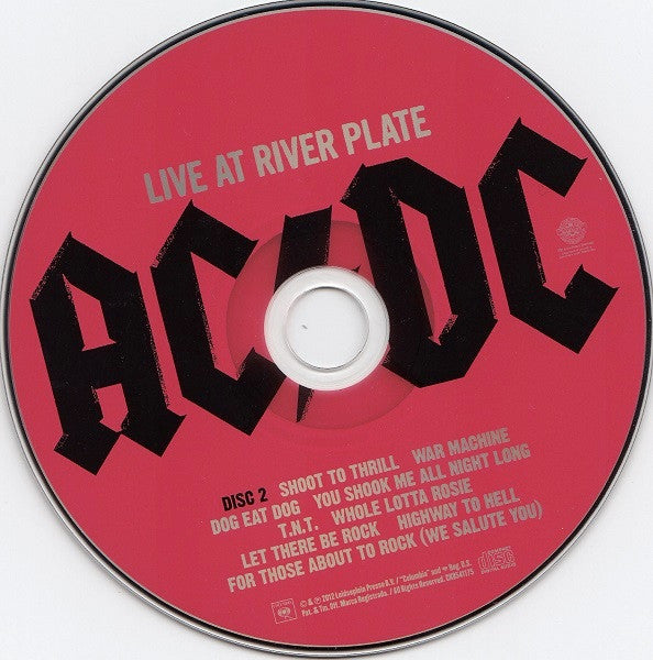 CD AC/DC – Live At River Plate 2 CDS Digipack - USADO